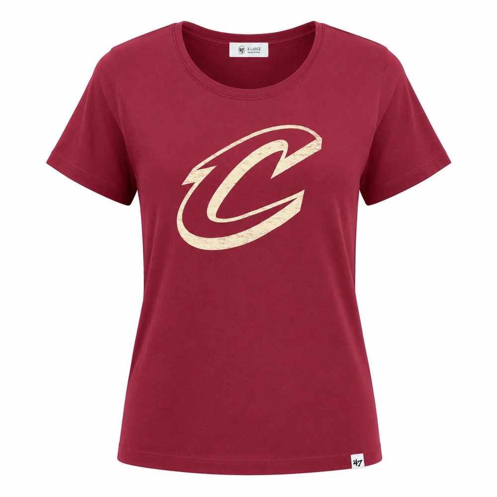 Cleveland Cavaliers NBA Womens Graphic T-Shirt XL New sportswear basketball red